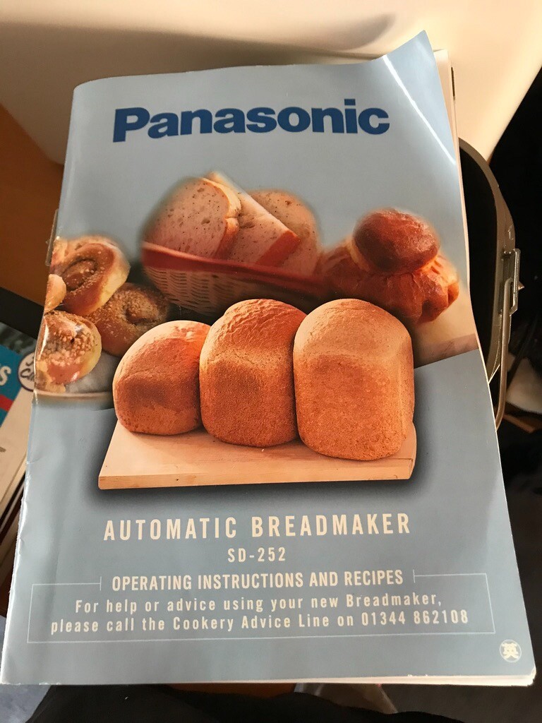panasonic sd 252 breadmaker recipes
